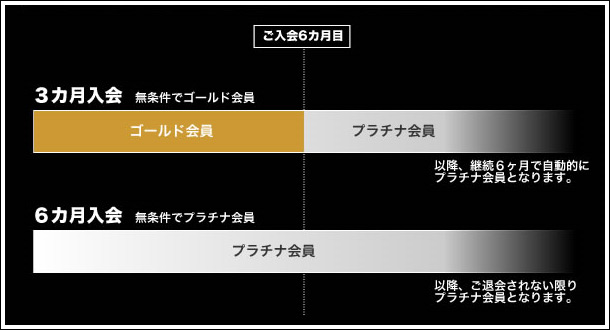 プラチナ会員資格